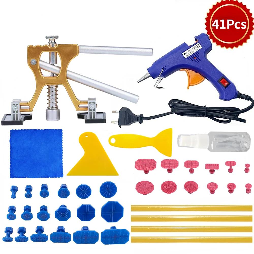 

PWS Новые регулируемые инструменты для ремонта вмятин на автомобиле Клеевой пистолет Комплект для удаления вмятин без покраски для автомобиля