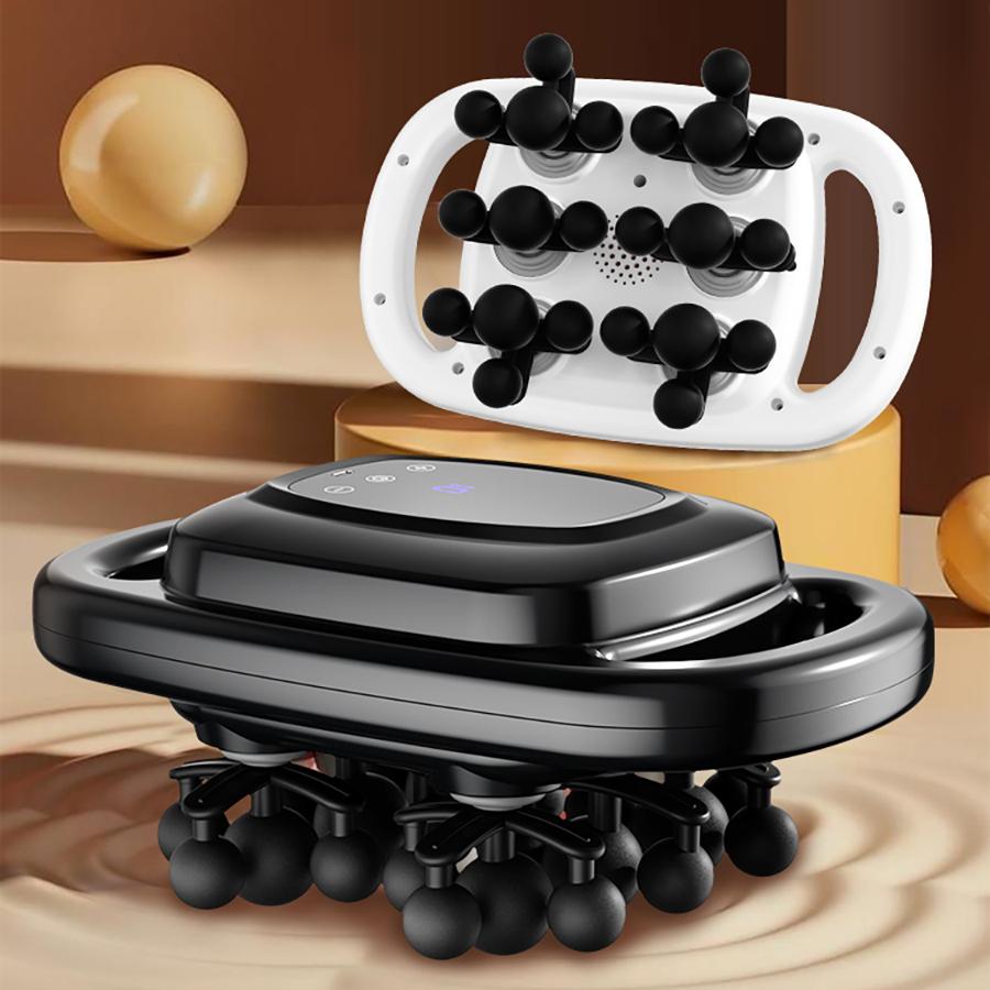 Usb Rechargeable 22-Head Fascia Gun, 9 Levels Of Strength, 9 Modes, Choose A Massager Suitable For The Massage Needs Of The Whol