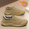 Fashion Men Outdoor Work Shoes 2025 Autumn Winter New Plush Thicken Warm Vintage Cotton Shoes Comfortable Non Slip Fashion Casual Flats