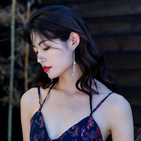 Oblíbené visací náušnice Jemné lehké dekorativní