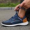 Pu Leather Men Shoes Sneakers Lightweight Shock Absorb Breathable Casual Running Shoes Non-slip Footwear Men Vulcanized Shoes