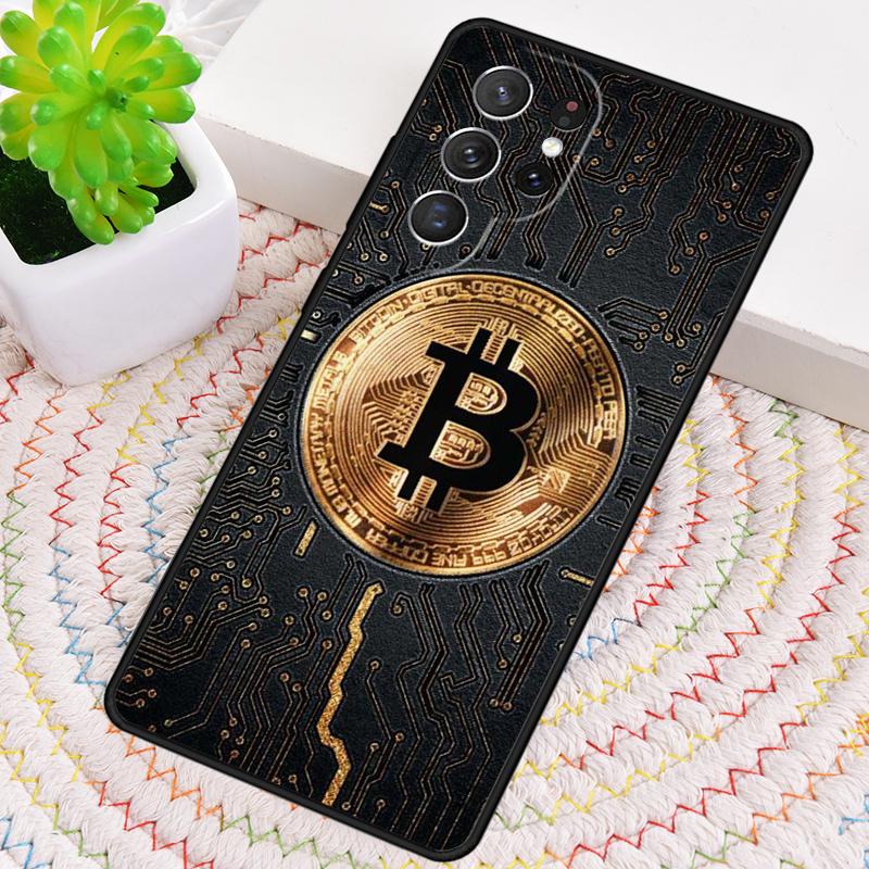 Bitcoin BTC Phone Case for Samsung Galaxy Note 10 Pro S26 Ultra S23 S24 FE S25 S21 S22 PLUS Shockproof Cove