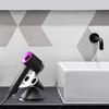YUET Magnetic Hair Dryer Holder, Shelf Bracket, Stand, Hanger, Straightener Organizer, Blow Dryer Storage Rack with Holes, Supersonic Bathroom Aluminu