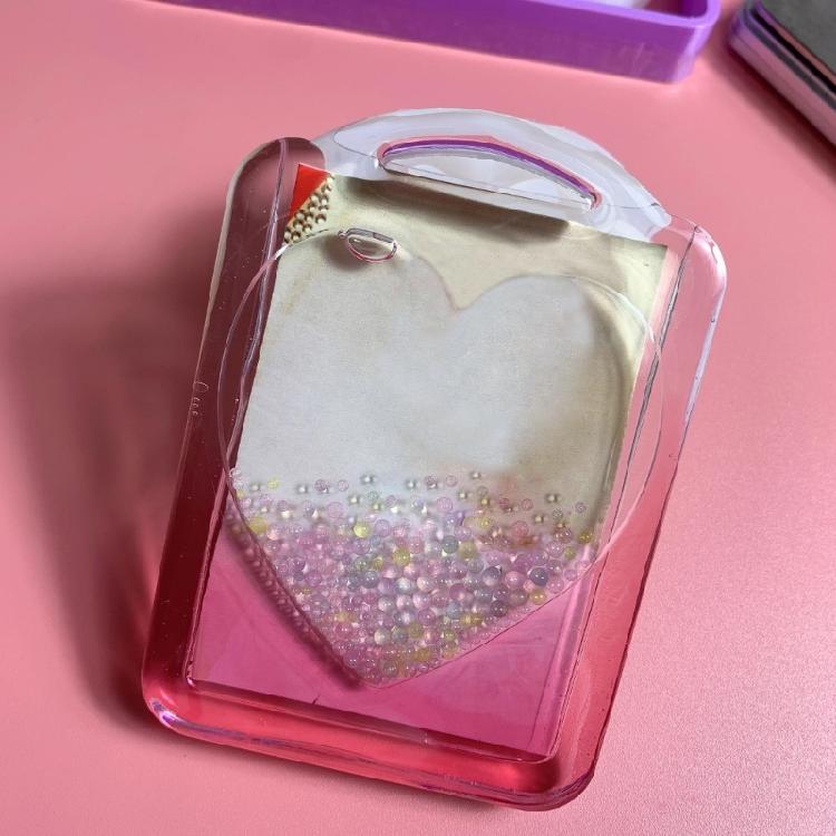 Resin Shaker Mold,Reusable Cute Silicone Quicksand Mould for DIY Crafts Making