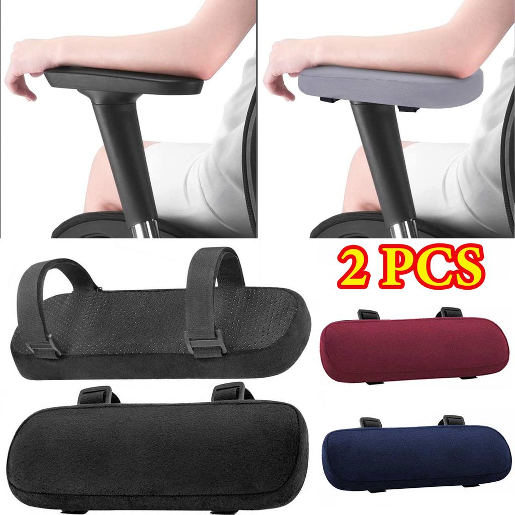 2PCS Soft Armrest Cushion PP Sponge Foam Home/Office Chair Arm Rest Covers Computer Gaming Elbow Cushion,Removable Washable