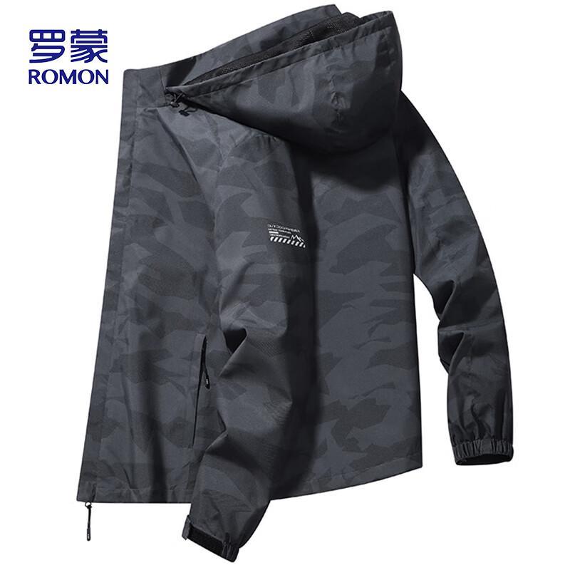 

ROMON Men s Spring Hooded Outdoor Jacket 3XL