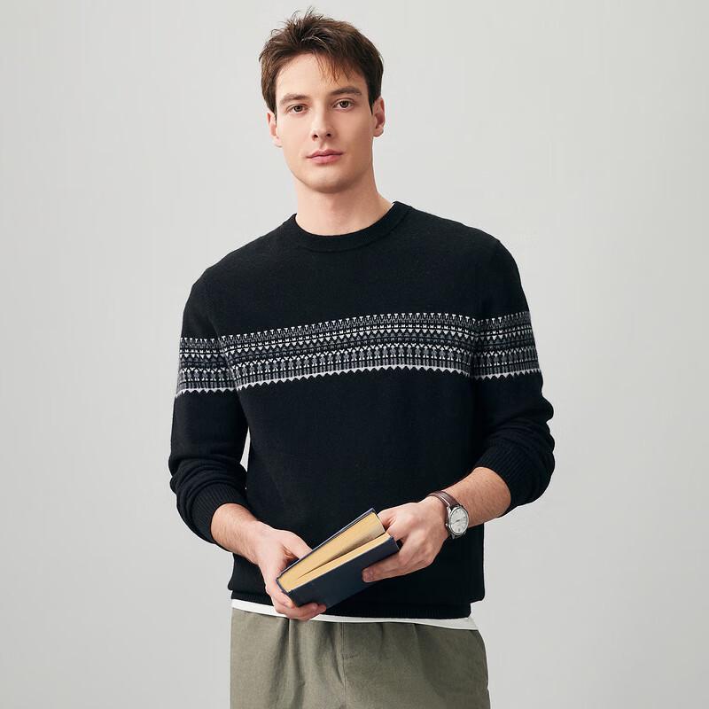 Men's Fair Isle Cashmere Jacquard Sweater