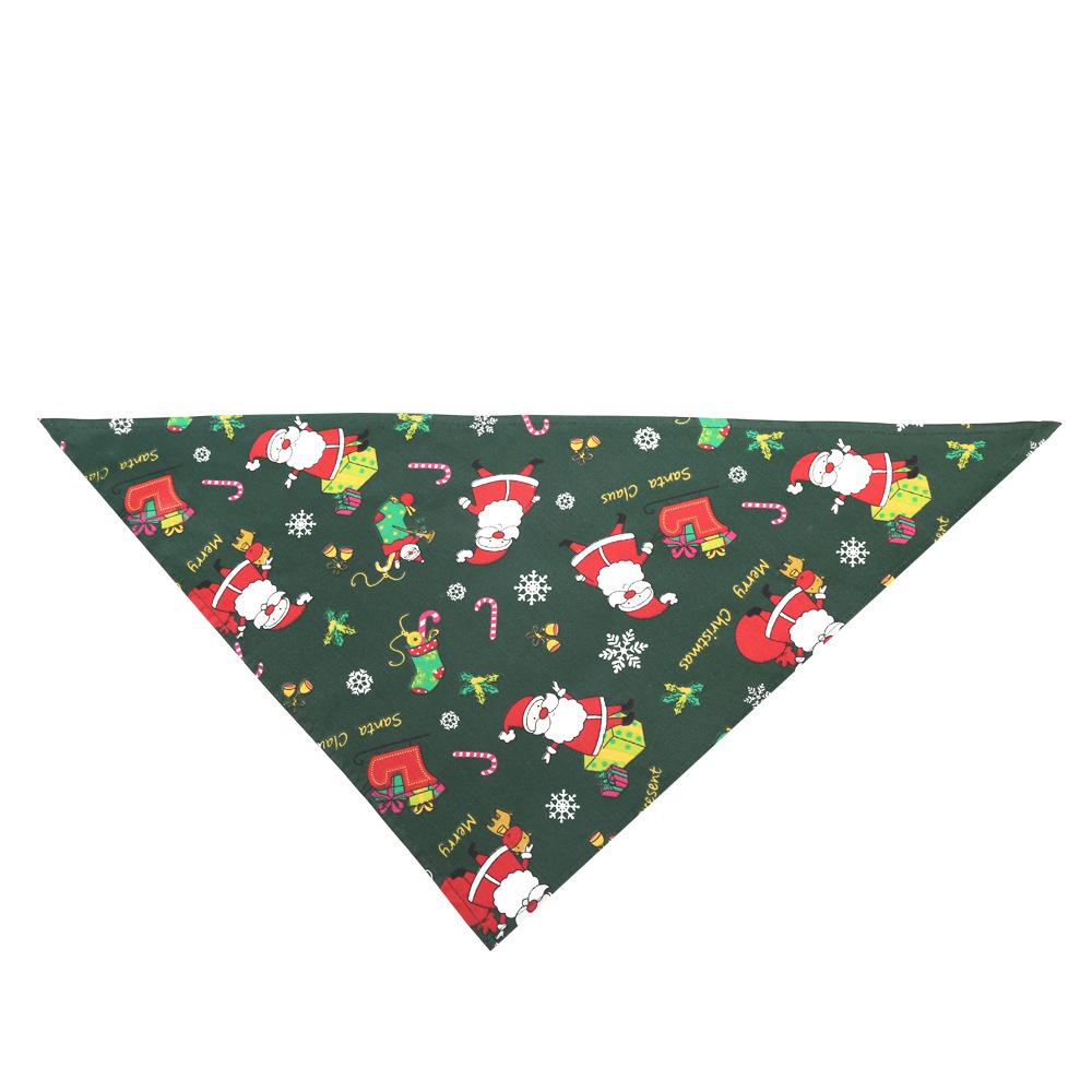 Dog Triangular Bandanas Pet Dogs Bandana Christmas Washable Bow Ties Collar Cat Scarf Accessories