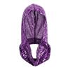 Sequin Pullover Hat Polyester Hooded Headscarf New Glitter Turban  Sport