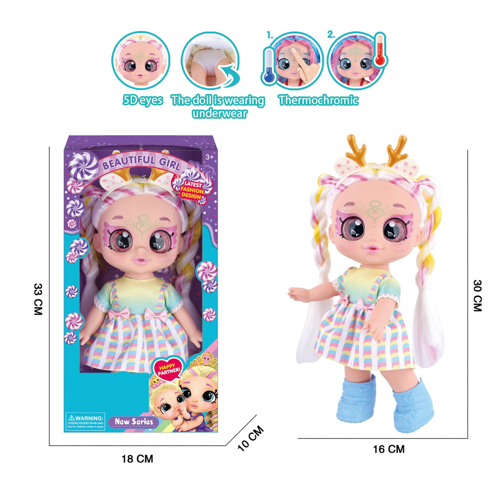 

Sweetheart Doll Featuring A Musical Theme Song, Color-Changing Via Temperature, And 5D Eyes One Size