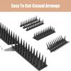 8/12pcs Long Lasting Anti Bird Spike Strip Anti Climb Pigeon Deterrent Spikes  Balcony Eaves