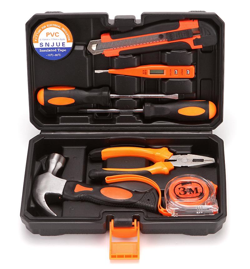 Carbon Steel Hand Tool Kit for Home, Vehicle, and Auto Repair