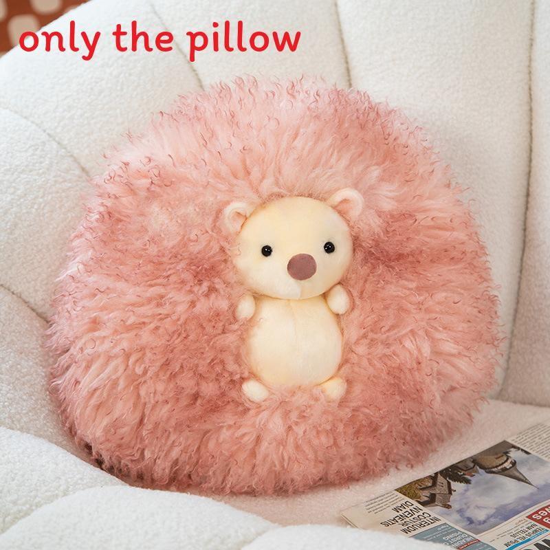 Cartoon Panda Igel Plüschkissen Lendenkissen Für Kinder Und Sofadekor