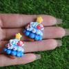 100PCS Resin Transparent Strawberry Flatback Cabochon Scrapbooking for DIY Crafts Shoe Charms