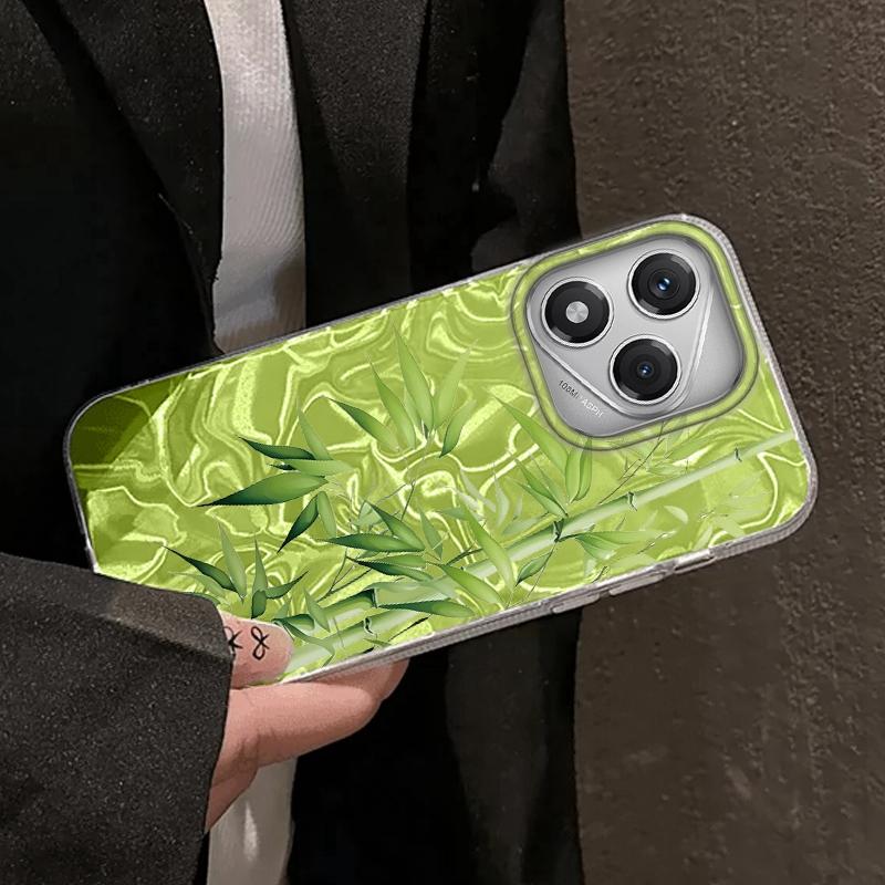 Bamboo Leaf Flower Women Case For Honor 400 Pro X9c Magic7 6 5 200 Lite Smart X9a X8a X8b X8c X7c X6 X8 90 70 Bumper Funda Cover