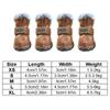 4 STÜCKE/Set Rutschfeste Winter Haustier Hundeschuhe Wasserdichte Haustierbedarf Hohe Qualität Warme Schneestiefel