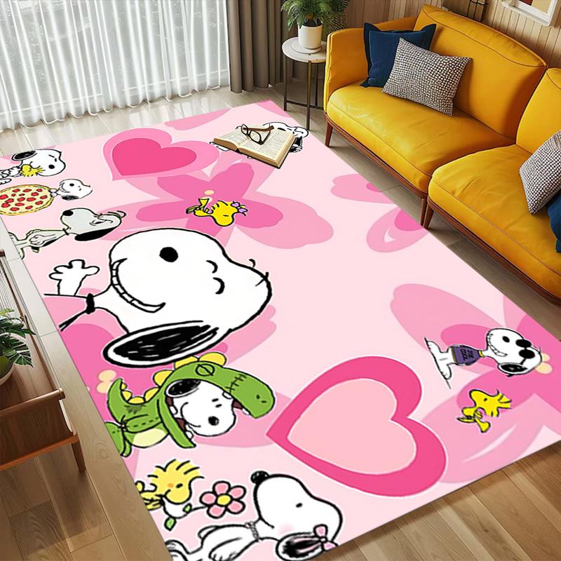 Peanuts Love Living Room Nonslip Area Rug Soft Carpet For Bedroom Game Playroom Sofa Office Home Decor Doormat Christmas Gift C926730