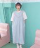 Syakili Angel Ribbon Collar Dress (Blue)