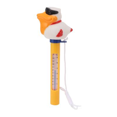 Floating Pool Thermometer Large Size Easy Read for Water Temperature with String for Outdoor Indoor Pools Spas Duck