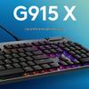 Logitech G915 X Low-Profile Wired RGB Mechanical Gaming Keyboard