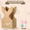 16pcs Easter Bunny Paper Gift Bag Easter Treat Bags Reusable Cute Spring Small Easter Bags Candy Holder For Holiday Party gifts
