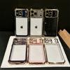 Electroplating Transparent Phone Case for IPhone 17 Air 16 15 14 Plus 13 12 11 Pro Max Clear Soft Shockproof Protective Cover