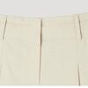 [ShS S miSS] Linen Blend Wide Half pantS SwwSpp22080