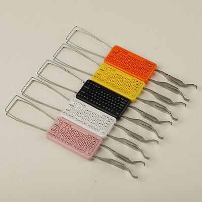 Universal Keycap Puller Stainless Steel Removal Puller Tool for Mechanical Keyboard Kailh/Gateron MX Switches
