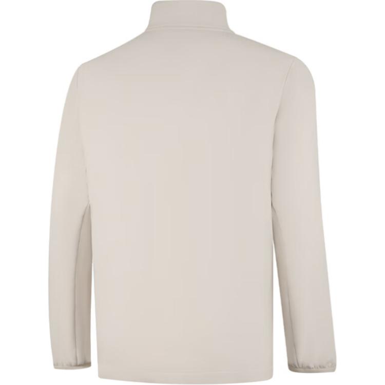 Li Ning Comfortable Casual Versatile Solid Color Jacket Men Jackets Oatmeal-Gray AJDU301-5