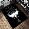1Pc Viking Runes Print Rug - Home Decoration Carpet For Living Room Bedroom Flooring Computer Chair Area Rug