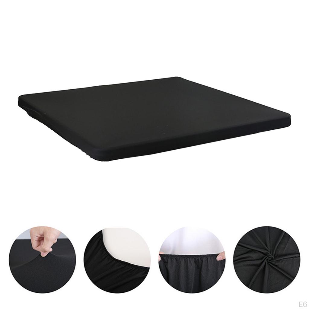 Elastic Tablecloth for Square Tables, Washable Cover Home Use