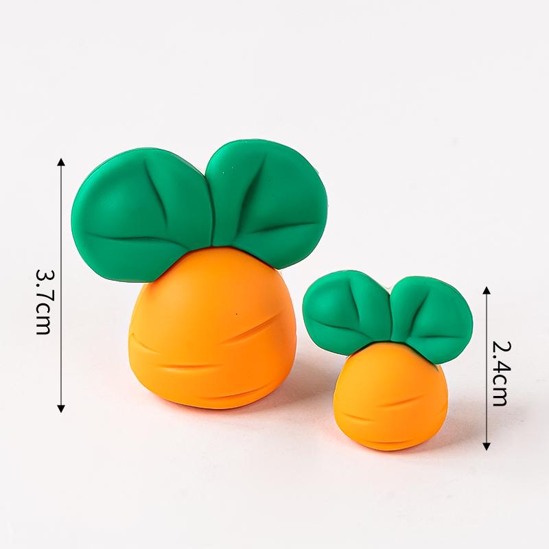 Pastoral Rabbit & Carrot Mini Basket Cake Topper Set