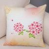 Customizable Bedroom Living Room Sofa Family Geometric Pillowcase Colorful Flower Printing Group Decoration Pillowcase