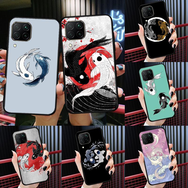 Koi-Fisch Yin Yang Für Huawei Nova 12i 12s 11i 8i Y91 Y60 Y70 Y72 Y90 Y61 9 10 SE P20 P40 Lite P30 P60 Pro Hülle