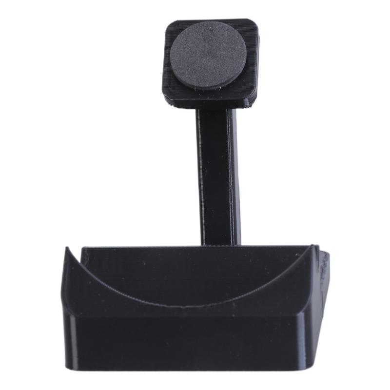 

Plastic Mouse Holder AntiSlip Ensures Stability Easy to Installs Mouse Bracket Holder for Office and Home чёрный