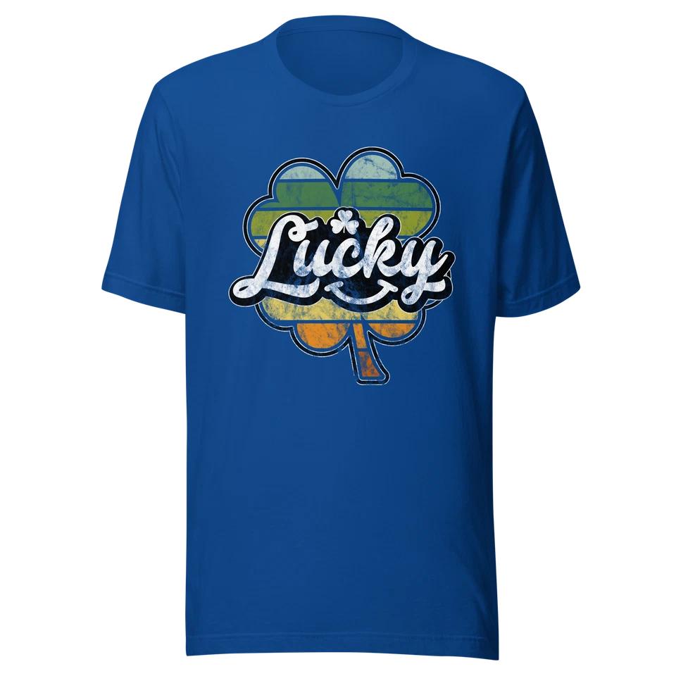 St. Patrick s Day Lucky Shamrock Tee - Embrace the Irish Charm! 3 3XL