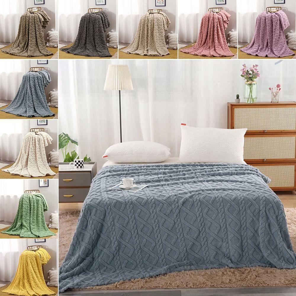 70 * 100cm Throw Blanket Washable Bed Blanket Simple Plush Blanket  Living Room