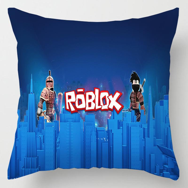 Game Roblox Cushion Pillow Hugging Pillow Case Roblox Anime Game Character Cartoon Printing Waist Pillow Cover Birthday Gifts