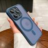 For Magsafe Matte Armor Magnetic Wireless Charging Case For iPhone 11 12 13 14 15 Pro Max Plus Shockproof Lens Protection Cover