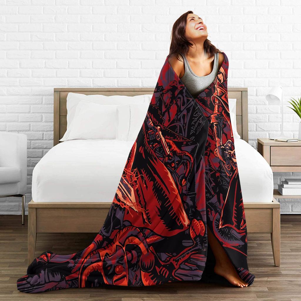 Devil May Cry 5 Dante Blankets Quality Super Soft Throw Blanket Winter Picnic Living Room Print Bedspread