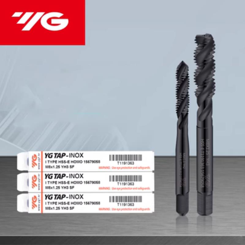 1PCS Korea YG T1191 Spiral Fluted Tap T1023 Spiral Pointed Tap M2 M3 M4 M5 M6 M8 M10 M12 Machine Thread Taps For Stainless Steel Thread Lock3