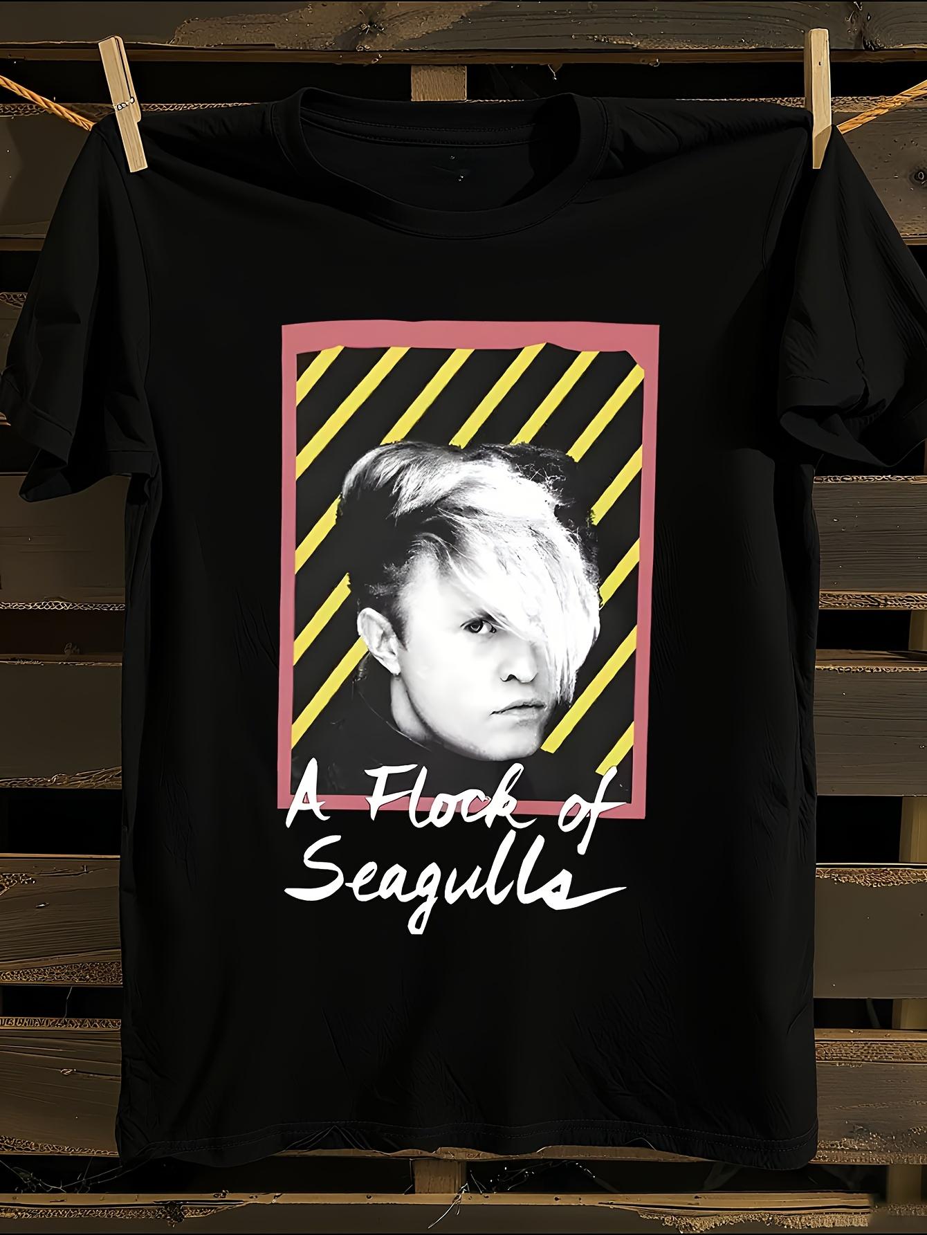 s A Flock Of Seagulls Neon Logo Tshirt XL