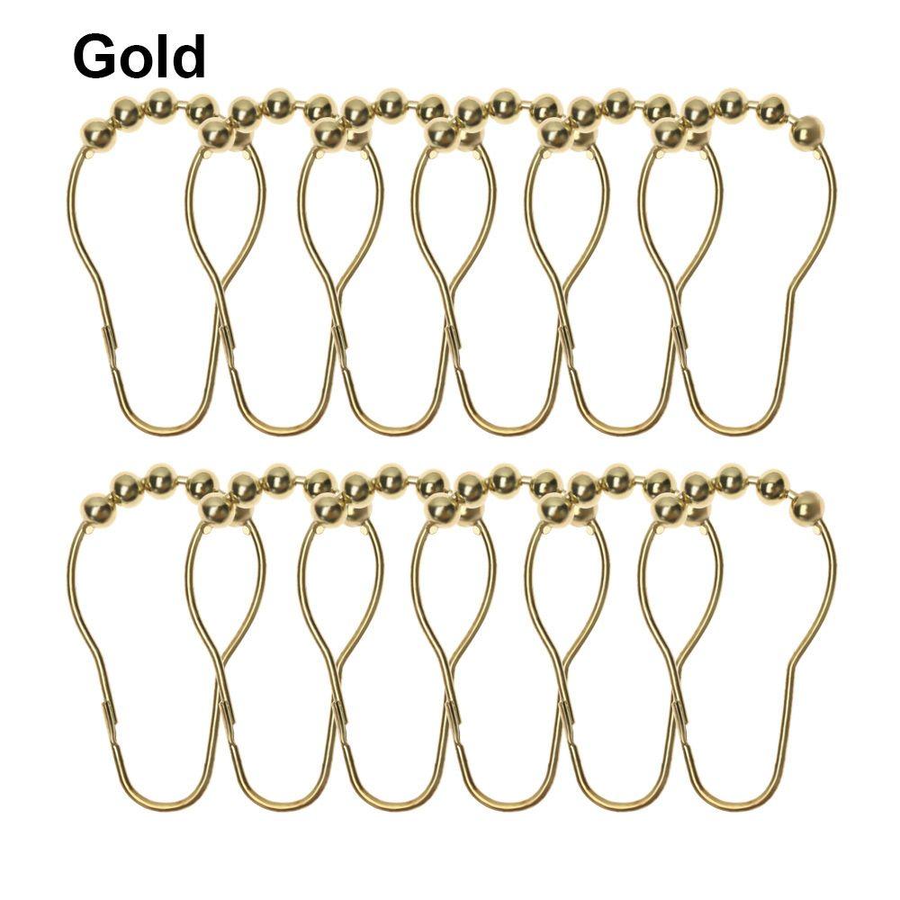 Stainless Steel Curtain Rings Shower Curtain Accessories Shower Curtain Hooks Glide Ring Hooks