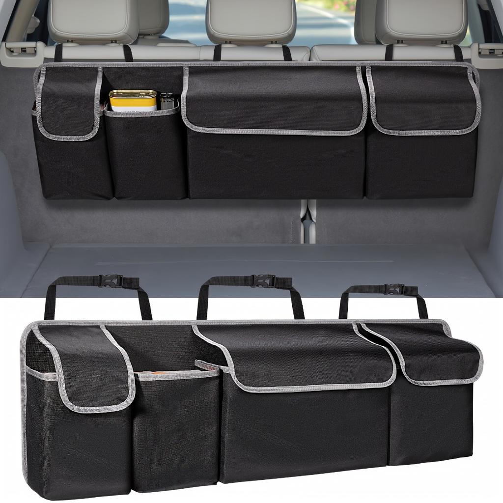 General Motors Car Seat Back Storage Bag Large Capacity 600D Oxford Fabric Multi-Pocket
