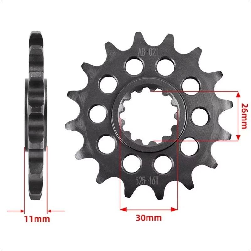 525 16T 46T Front Rear Sprocket Gear Wheel Cam for Yamaha 700 Tenere XTZ690 700 Tenere Rally Edition ABS XTZ690B -2024