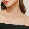 New Minimalist Pendant Women's Necklaces Cross Leaf Silver Color Knot Design Female Neck Jewelry Infinity Multilayers Collares