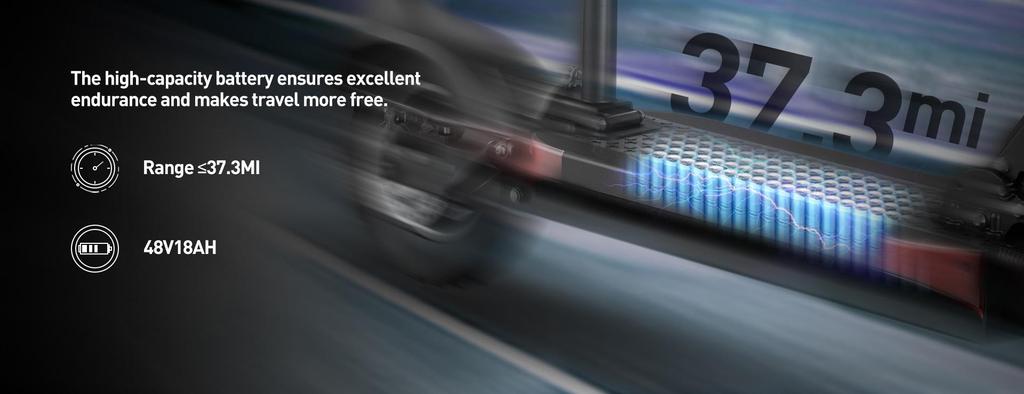 JOYOR Y6-S 500W Electric Scooter, 48V 18Ah 60km Range, 25km/h, Lightweight 19.5kg, Foldable E-Scooter