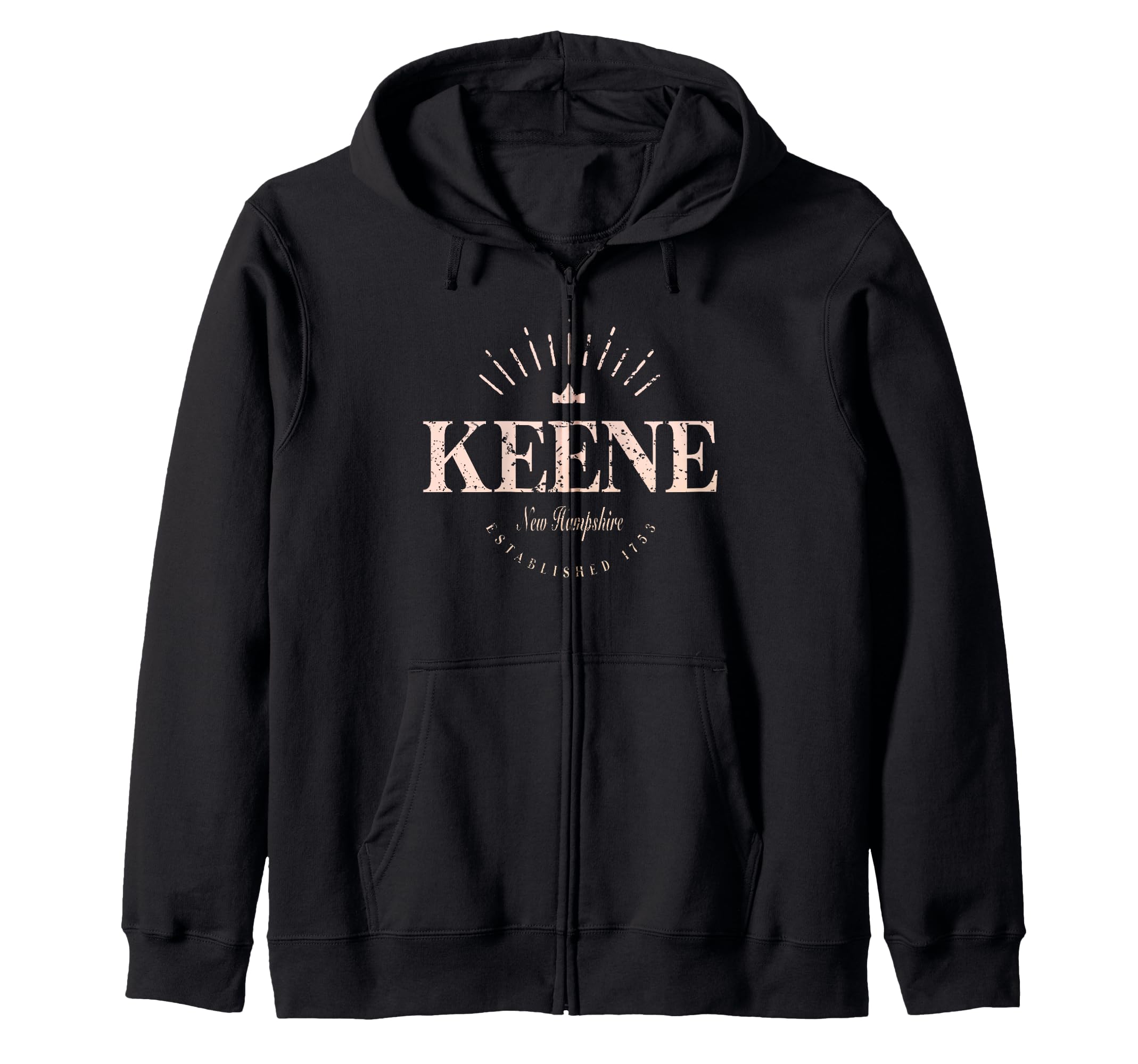 

Keene New Hampshire Modern - Keene NH Zip Hoodie