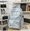 Schoolbag trendy school bag male high school student female graffiti junior high school student backpack college student large capacity lightweight 