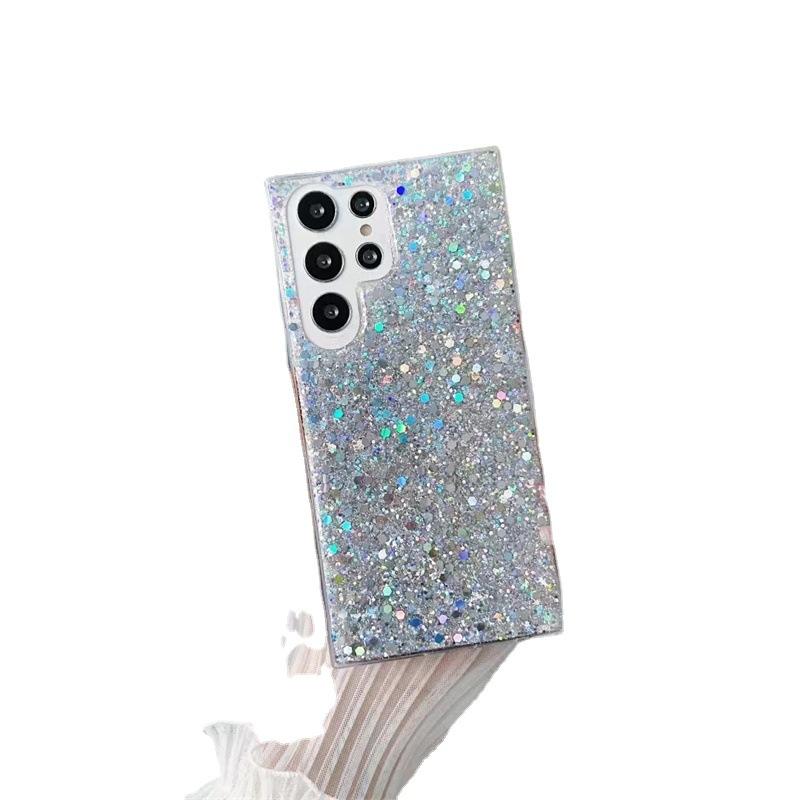 Samsung S11FE mobile phone case sequin glitter s11ultraA11/A11 Epoxy S11 +/A11 protective case